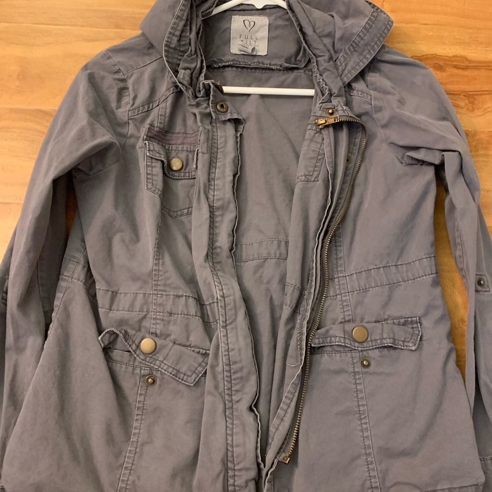 Gray Jean jacket